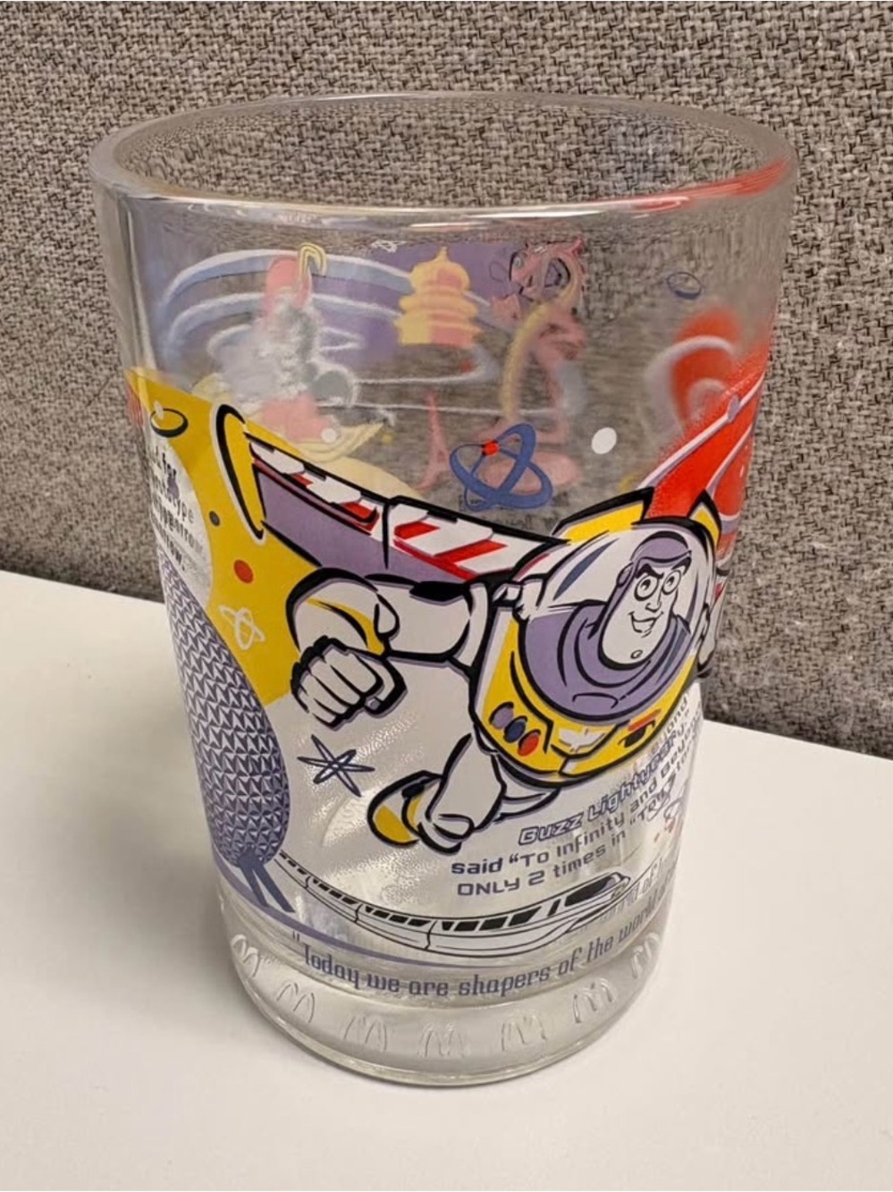 McDonald's Walt Disney World 100 Years of Magic glass